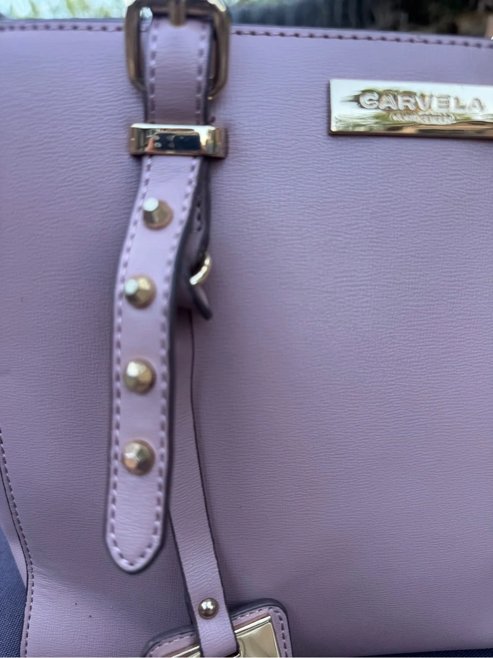 NWOT Carvela Kurt Geiger Lilac Studded Tote Bag NWOT